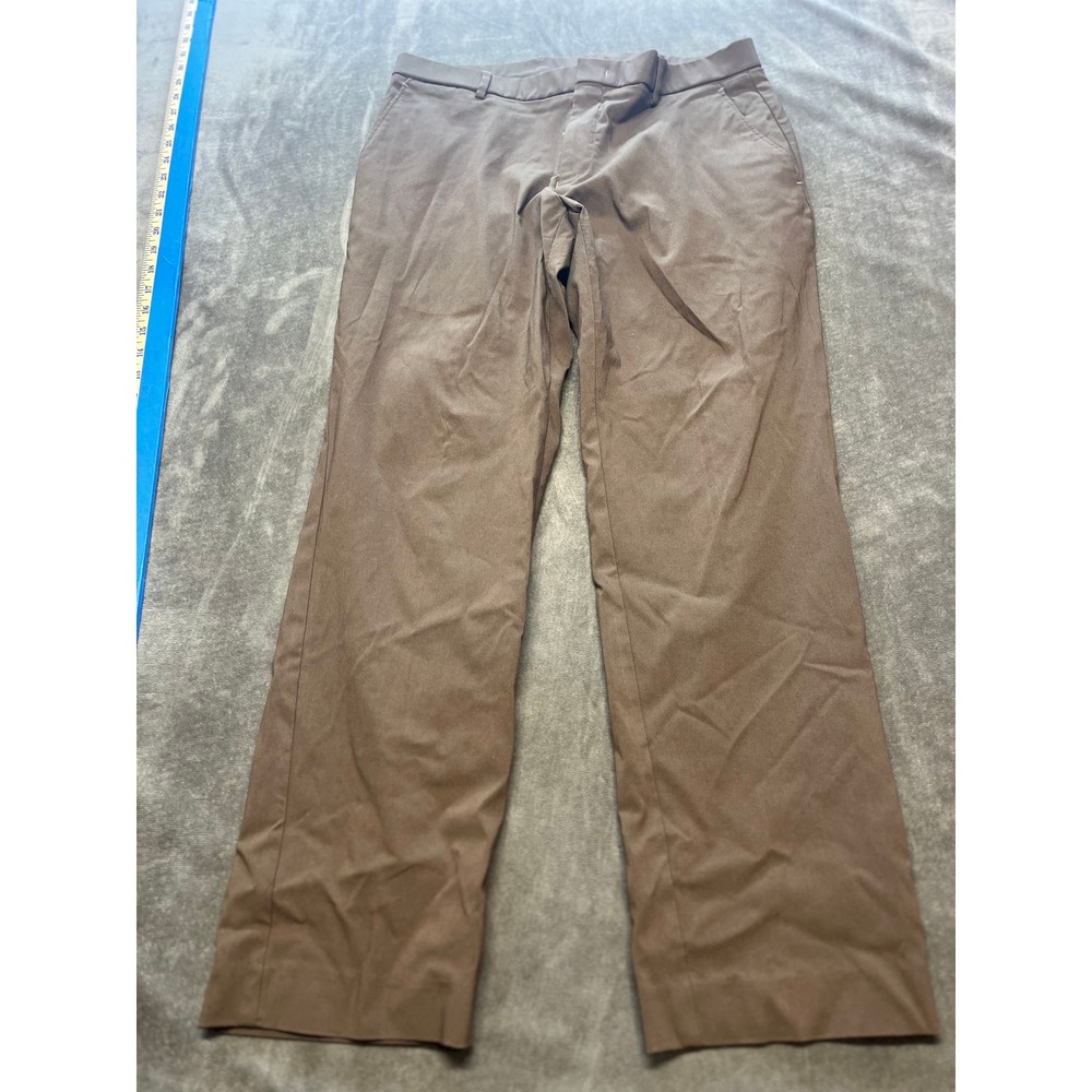 Tommy Hilfiger Mens Dress Pants Tan Brown Classic Fit 33x30